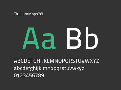 TitilliumMaps26L