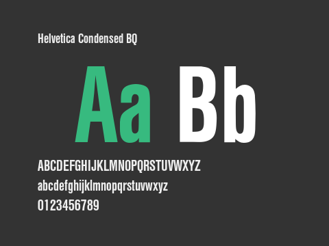 Helvetica Condensed BQ