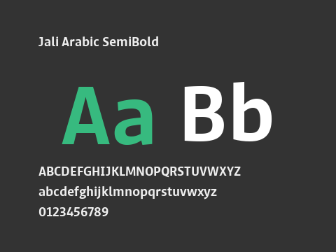 Jali Arabic SemiBold