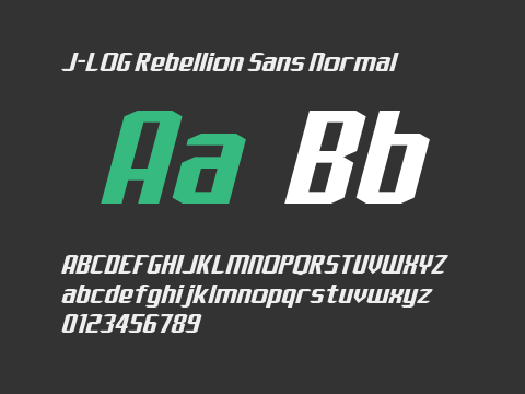 J-LOG Rebellion Sans Normal