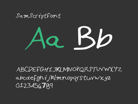 SamScriptFont