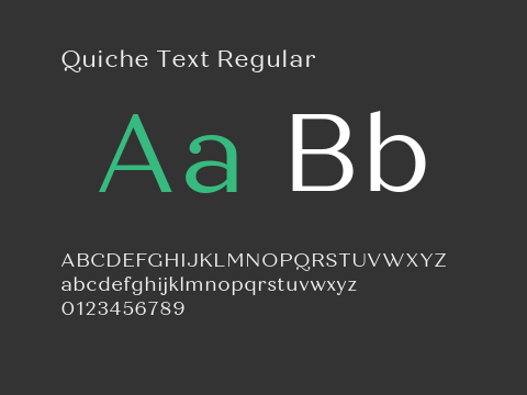 Quiche Text Regular