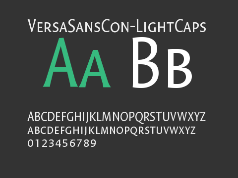 VersaSansCon-LightCaps