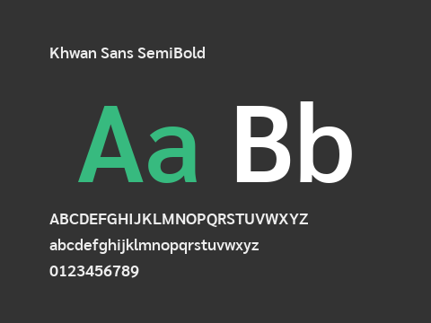 Khwan Sans SemiBold