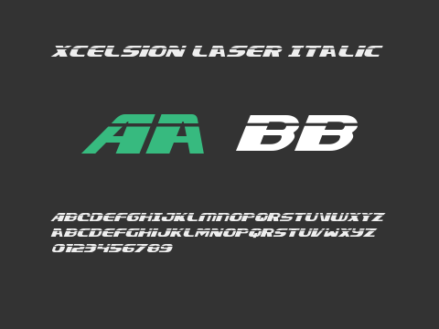 Xcelsion Laser Italic