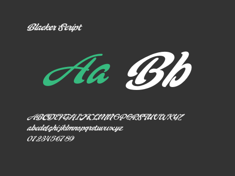 Blacker Script