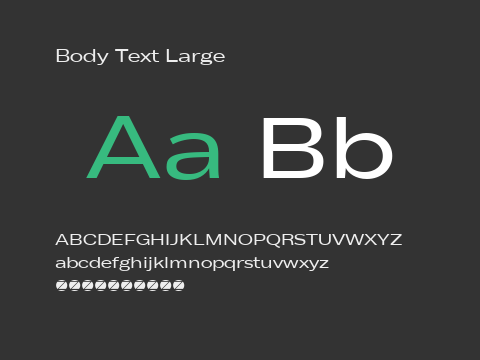 Body Text Large