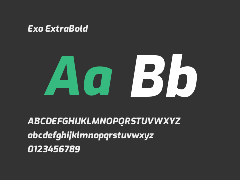 Exo ExtraBold