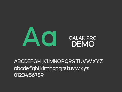 Galak Pro Demo