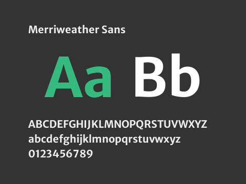 Merriweather Sans