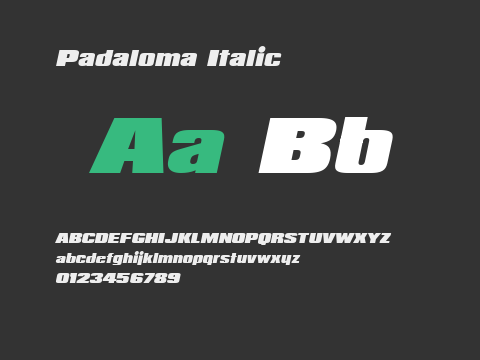 Padaloma Italic