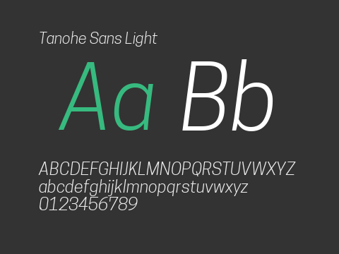 Tanohe Sans Light