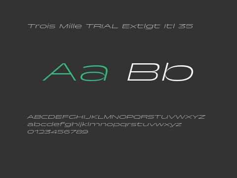 Trois Mille TRIAL Extlgt Itl 35