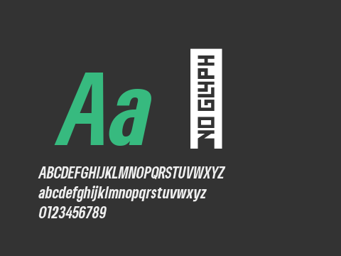 Lama Sans ExBold Cond Italic