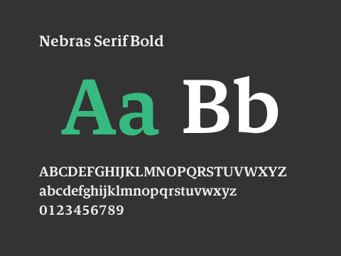 Nebras Serif Bold