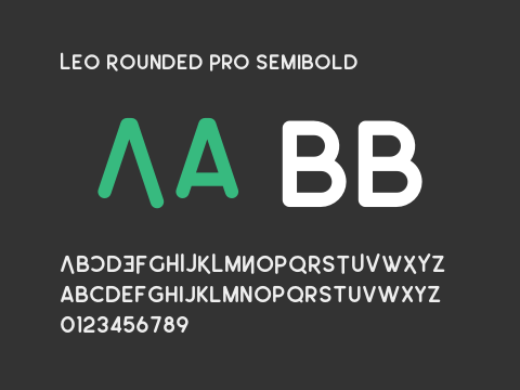 Leo Rounded Pro Semibold