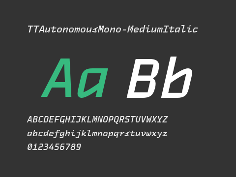 TTAutonomousMono-MediumItalic