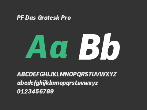 PF Das Grotesk Pro