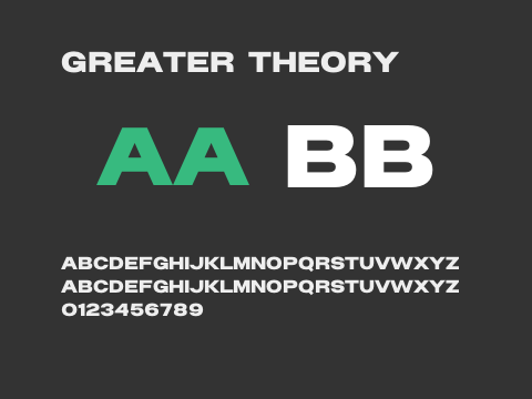 Greater Theory