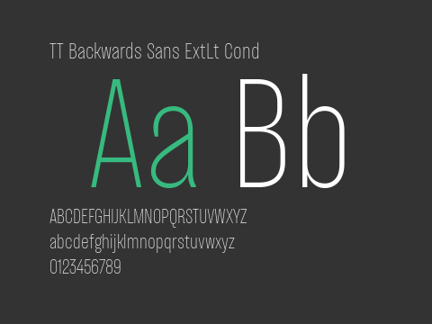 TT Backwards Sans ExtLt Cond