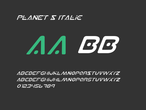 Planet S Italic