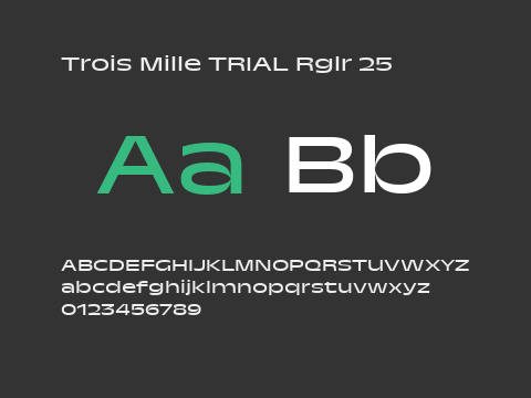 Trois Mille TRIAL Rglr 25