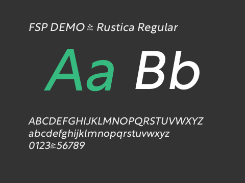 FSP DEMO - Rustica Regular