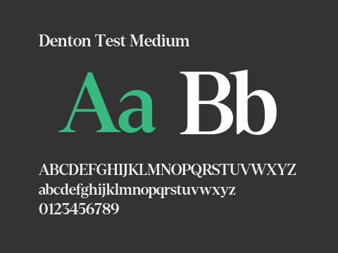 Denton Test Medium