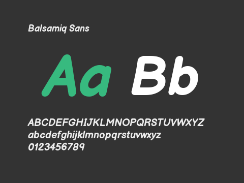 Balsamiq Sans