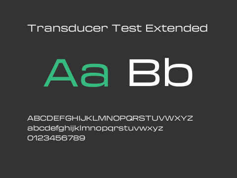 Transducer Test Extended