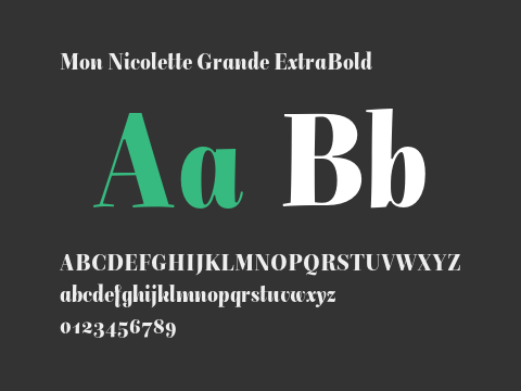 Mon Nicolette Grande ExtraBold