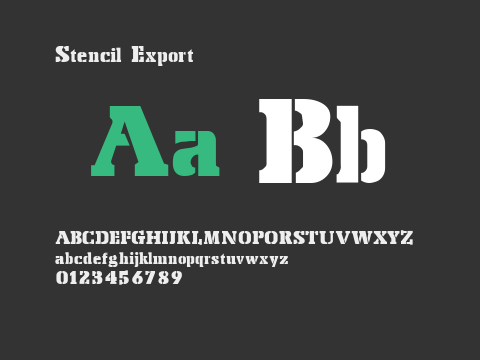 Stencil Export