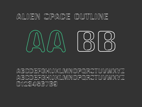 Alien Space Outline