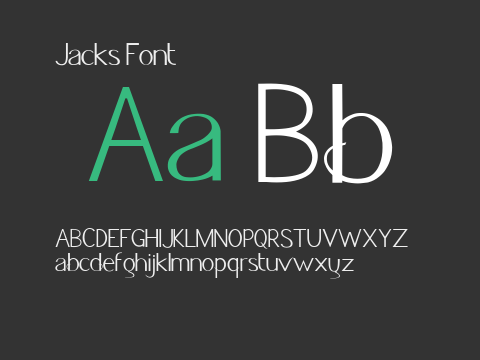 Jacks Font