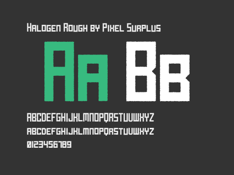 Halogen Rough by Pixel Surplus