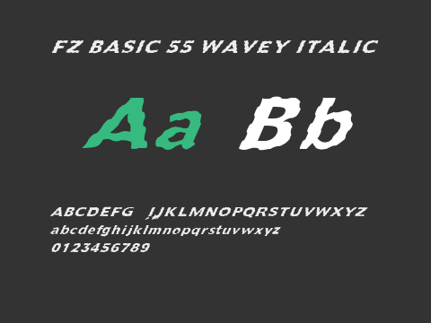 FZ BASIC 55 WAVEY ITALIC