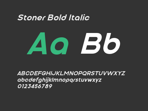 Stoner Bold Italic