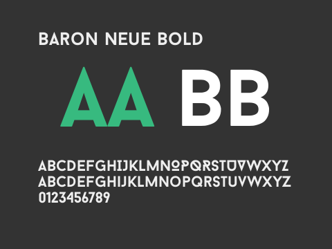 Baron Neue Bold