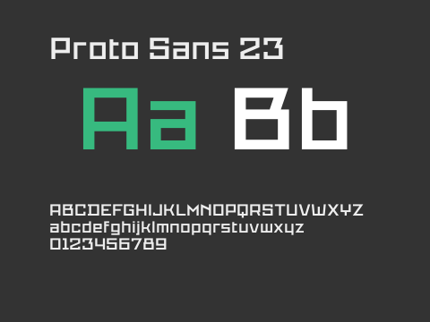 Proto Sans 23