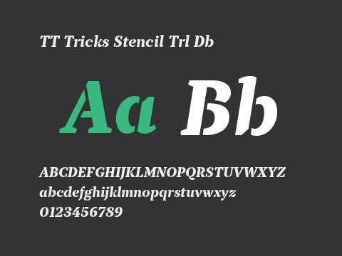 TT Tricks Stencil Trl Db