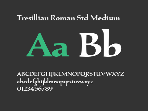 Tresillian Roman Std Medium