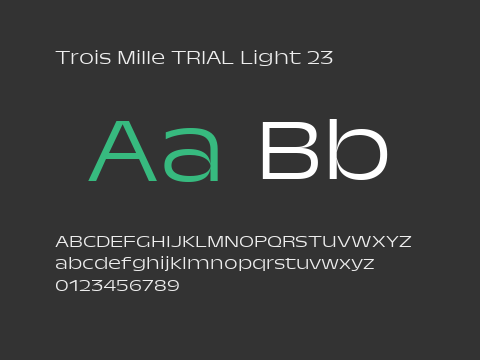 Trois Mille TRIAL Light 23