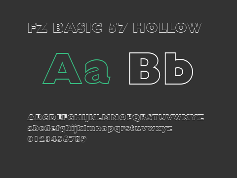 FZ BASIC 57 HOLLOW