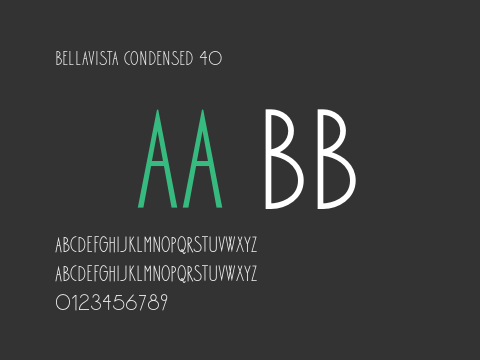 Bellavista Condensed 40