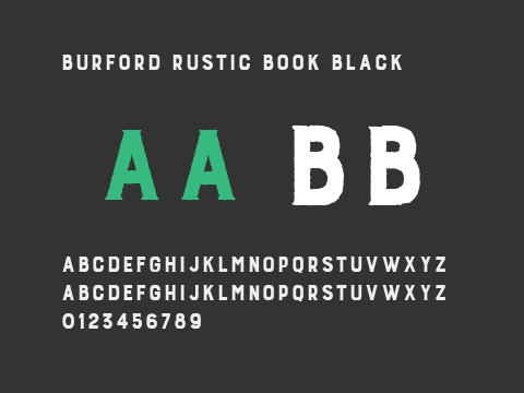 Burford Rustic Book Black