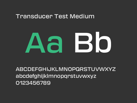 Transducer Test Medium