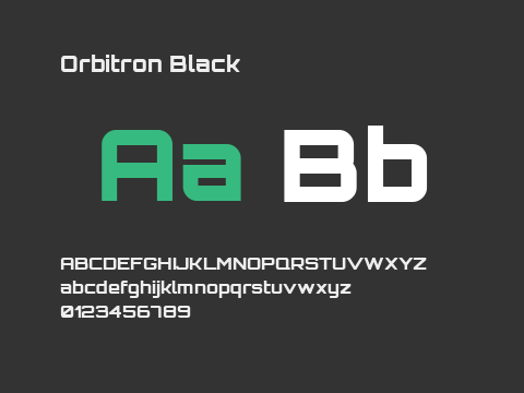 Orbitron Black