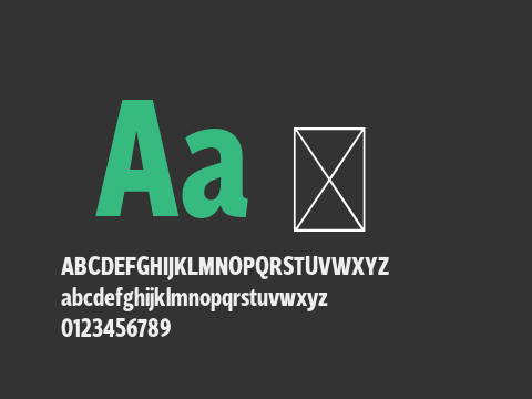 Velino Sans Condensed Bold