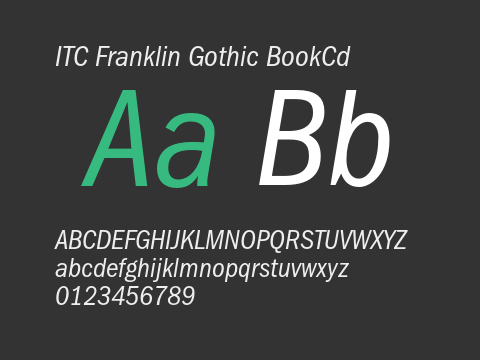 ITC Franklin Gothic BookCd