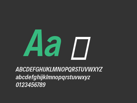 Decalotype SemiBold Italic